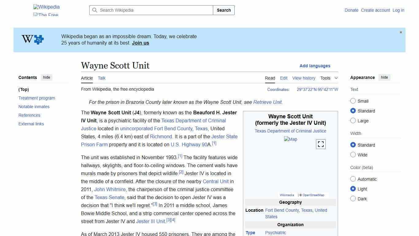 Wayne Scott Unit - Wikipedia